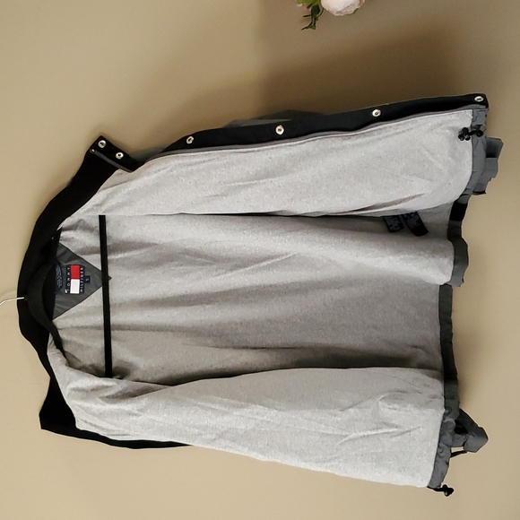 Tommy Hilfiger Gray Nylon Jacket Size XL Vintage - Picture 7 of 10